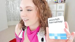 Redhead webcam model shows off her big ass in a cute outfit