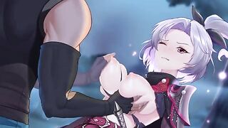 A sexy girl assassin with a mysterious allure invites you for an intimate encounter