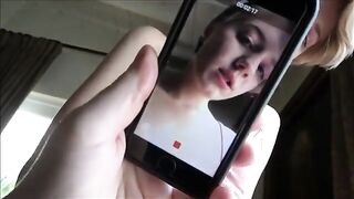 Girl tries to seduce stepdad in a secretly filmed video