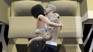 3D Hentai with a fantasy of Justin and Selena getting intimate