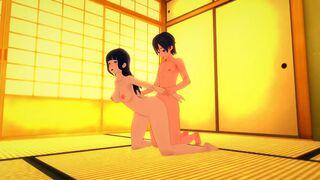 Hinata Hyuga fucks her classmate after school