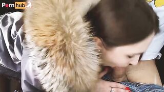 The husband does not have to pay for the ride because of a blowjob