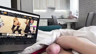 She caught me jerking off on her and offered to help me out