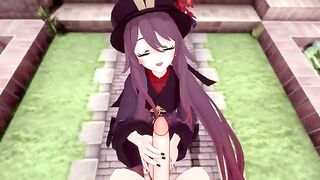 Hentai Genshin Impact Hu Tao gets passionately taken by her partner