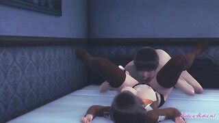 Attack on Titan Hentai - Mikasa's pussy licked and sucked