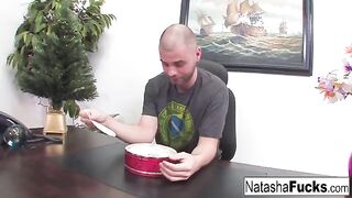 Natasha Nice gets fucked hard by her boss in hardcore action