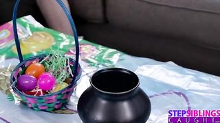 Step-sis challenges her bro to find her egg to learn about her secret powers