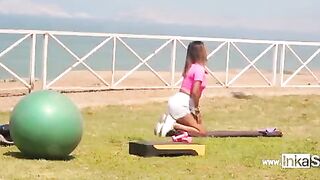 Peruvian gym teacher caught in steamy workout session