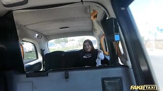 Fake Taxi Sabien Demonia in Fishnets gets fucked by a huge cock
