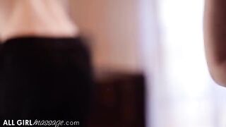 A masseuse, Evelyn Claire, helps her client, Lena Paul, with some intimate issues
