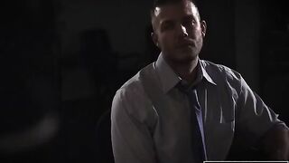 Shady reporter fucked Evelyn Claire in the office, a bold move