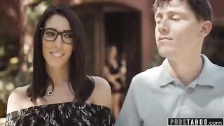 The lonely widow Natasha Nice fucks with her neighbor