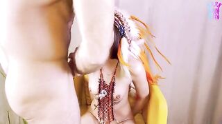 Hot cowgirl action with Indian Bogini Gypsy Queen in a hardcore scene