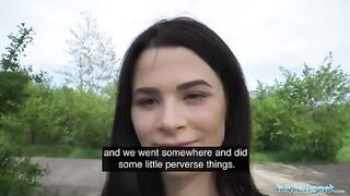Public Agent spies on naked babe, pays for sex on camera