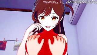 Rent a Girlfriend Chizuru Mizuhara gets fucked hard in this hentai special video