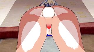 Rebecca Bluegarden gets her pussy stuffed with cock in this anime hentai