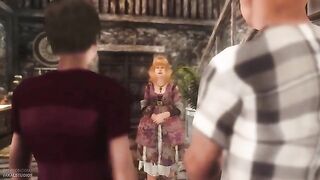 The Nasty Harry Potter meets Ginni, the sexy sister - 3D porn 60 FPS - Hentai + POV