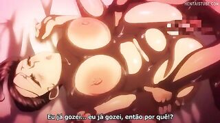 BDSM hentai with a dirty coach in Ep.2