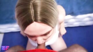 A step mom with huge boobs gets naked and fucks her stepson