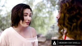 Casey Calvert and Arabelle Raphael ask for a threesome with intense passion