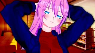 Cutie Shikimori Micchon gets fucked from behind in this hot hentai scene