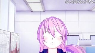Cutie Shikimori Micchon gets fucked from behind in this hot hentai scene