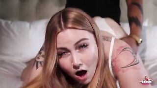 PAWG Gracie Squirts, the obese blonde, gets her asshole filled with BBC