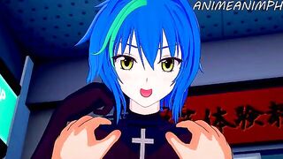 Xenovia Quarta gets fucked hard by High School DxD