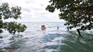 Babe has amazing sex in the blue lagoon