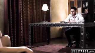 Sex Addict Charlotte Sins Convinces Her Sex Counselor to Relapse in a Taboo Encounter