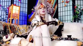 Ning Guang. Restoring the Jade Palace. 4K - MollyRedWolf's seductive performance