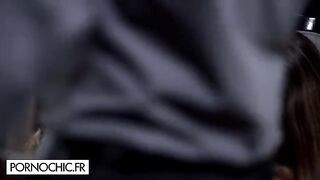 Hot girls Claire Castel and Lana Rhoades in a great orgy