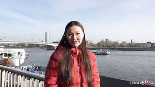 First time rimming and porn for the Asia college girl Luna I