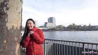 First time rimming and porn for the Asia college girl Luna I
