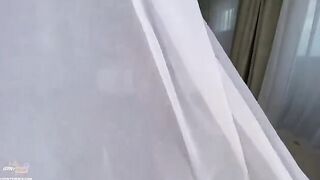 Molly Pills and her boyfriend fucked outdoors on their spring break vacation
