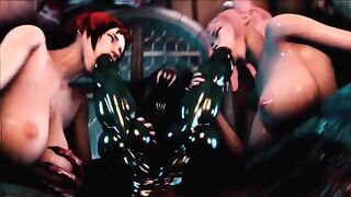 Full Moon 2 Gangbang uncensored Hentai 3D action