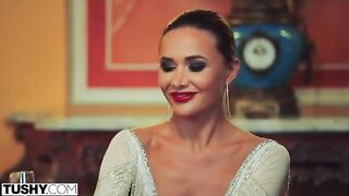 Stunning Venera gets her asshole gapped by TUSHY