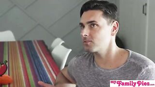 Alyx Star gets a double dose of cock in this steamy scene