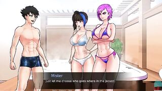 The players are trapped in a mysterious situation with captivating figures