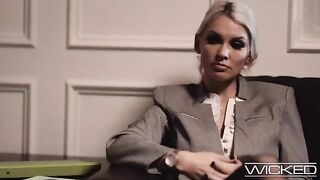 Kenzie Taylor gets fucked by two guys in a therapy threesome