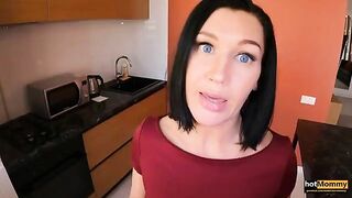 Step son finds his step mom handcuffed and fucks her