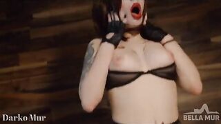 Redhead slut Moxxi fucked hard by a big cock in a steamy scene