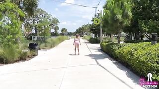 Tiny skater girl gets fucked after riding her rollerblades