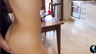 The Italian woman begs to finish with a squirt