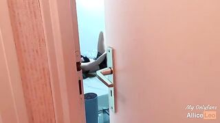 I observe my half-sister as she masturbates then I offered her my cock and she accepted!