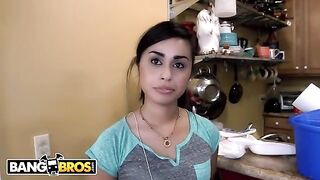 Eva Saldana, hot Latina housekeeper, gets fucked hard by horny client for cash