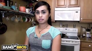 Eva Saldana, hot Latina housekeeper, gets fucked hard by horny client for cash