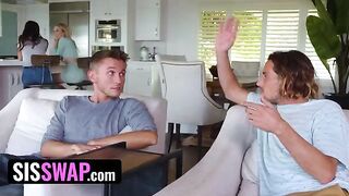 Pervert dudes pretended to be stepsisters' boyfriends and fucked them hard