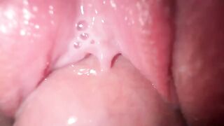 Young guy fucked his stepsister and cum on her pussy