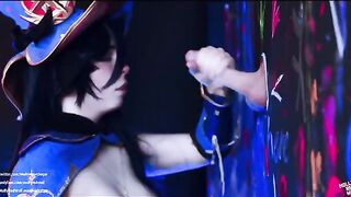 Astrologer Mona gets banged in a toilet, fitting MollyRedWolf’s wild vibe